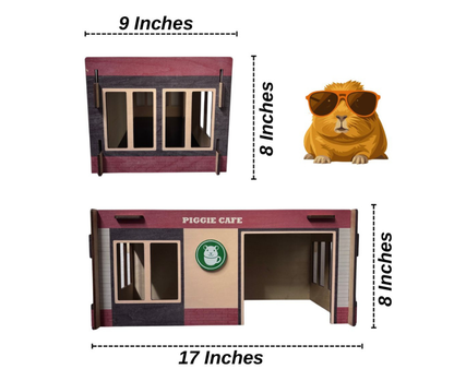 Wooden Hideout for Small Pets
