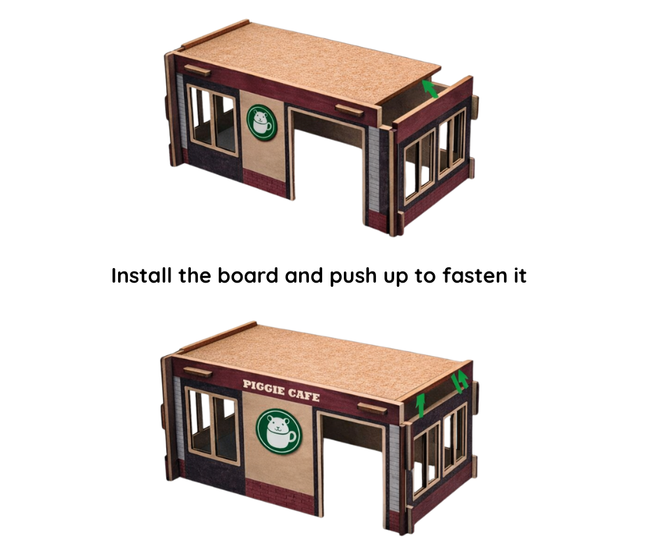 Wooden Hideout for Small Pets