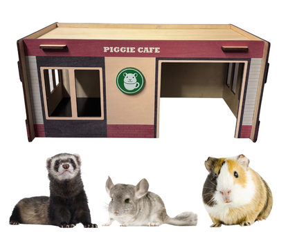 Wooden Hideout for Small Pets