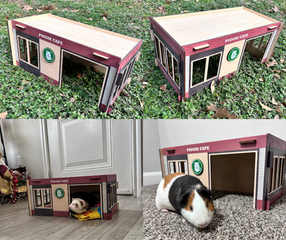 Wooden Hideout for Small Pets